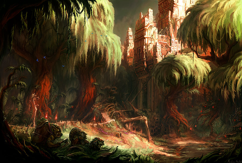 Illustration for article titled Luscious Game Art Makes Robots and Beasts Look Great Together